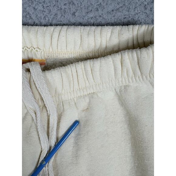 Aviator Nation Sweatpants Women’s Small Ivory Black Thunderbolt Lounge Jogger - Picture 6 of 12